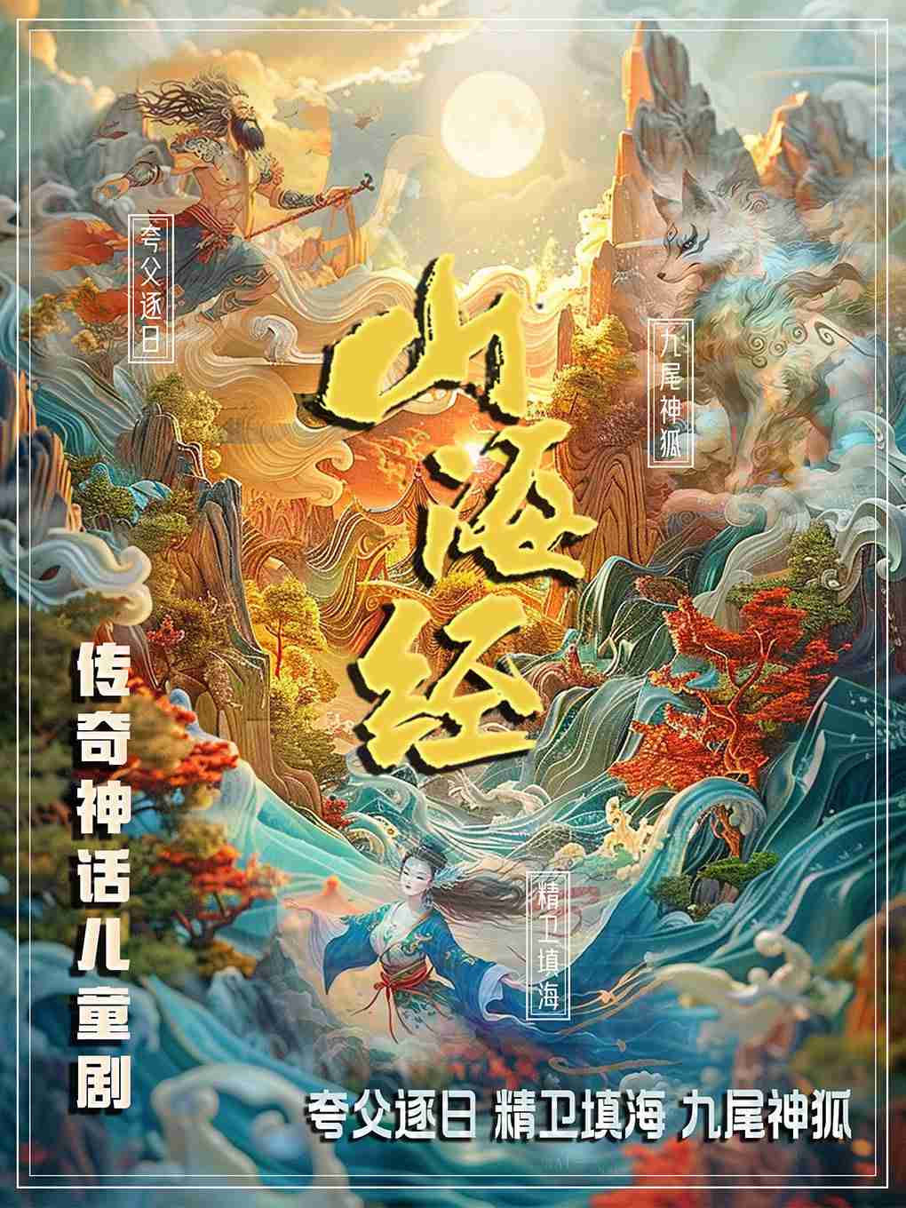《山海奇遇记》山海经传奇神话儿童剧【夸父逐日 精卫填海 九尾神狐】