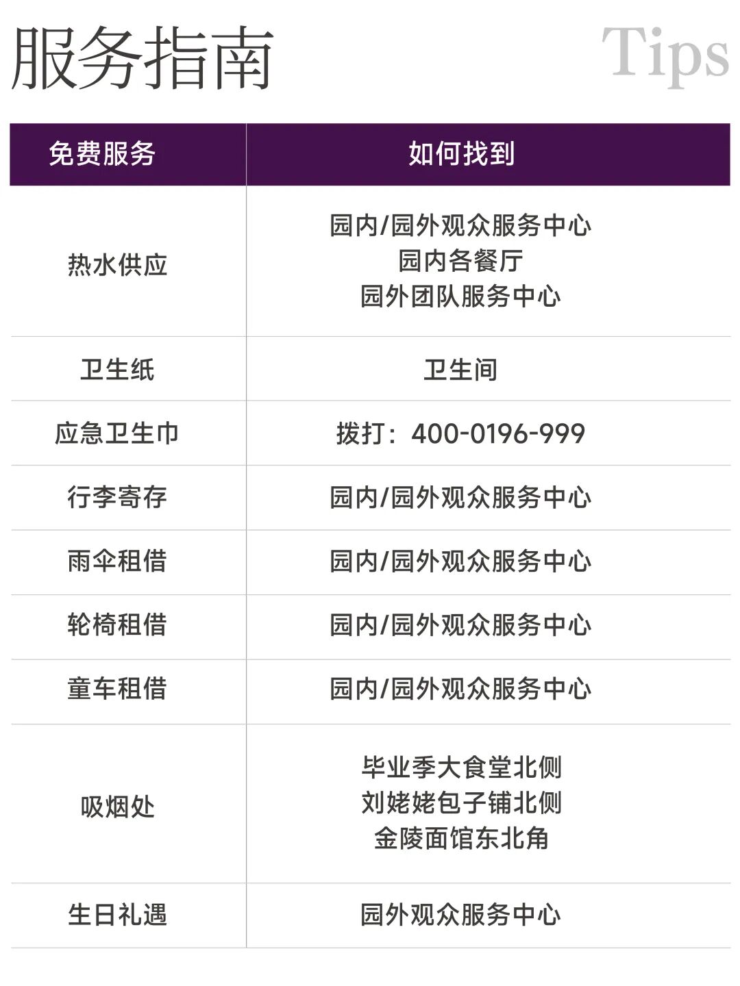 只有红楼梦戏剧幻城 园区内服务指南