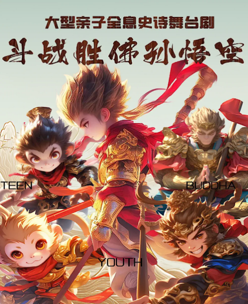 【北京】大型全息史诗亲子舞台剧《斗战胜佛孙悟空》-12月21日（周六）13:30场次