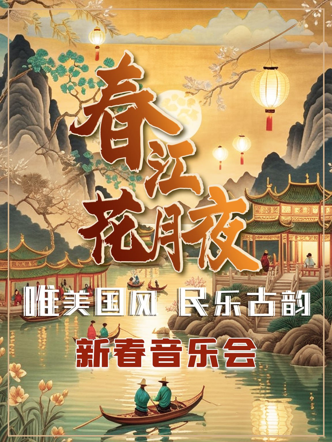 【广州】《春江花月夜》民乐古韵·唯美国风新春音乐会-