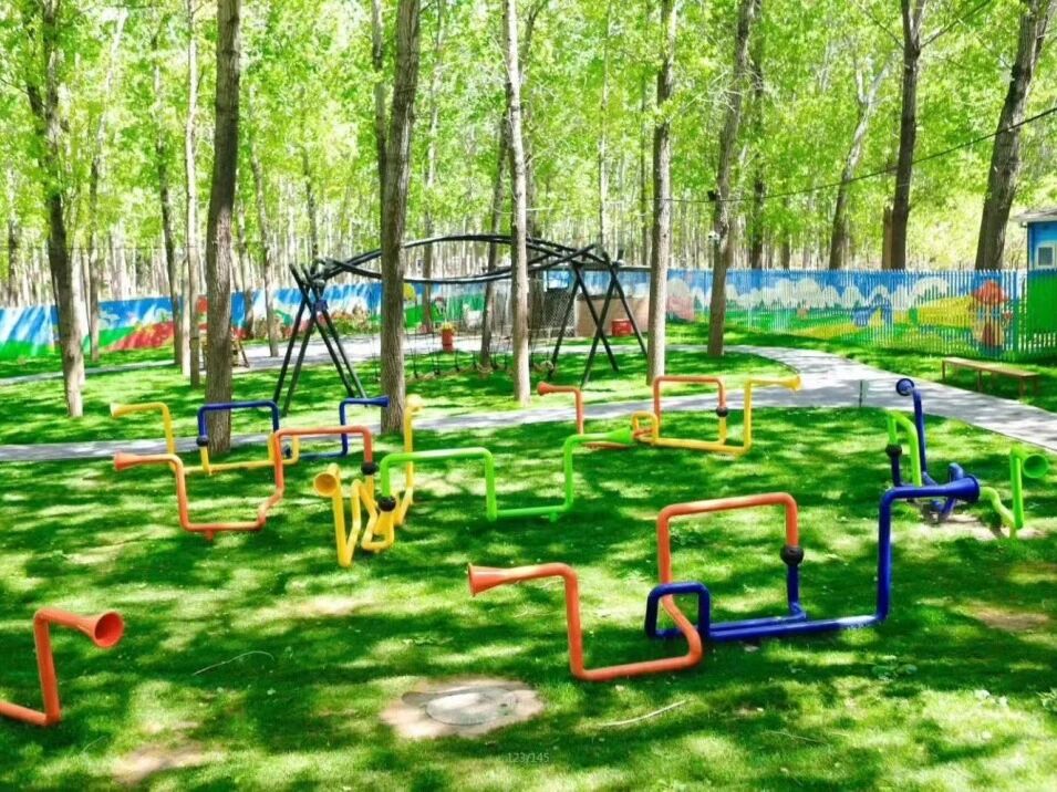 藏在森林里的遛娃秘境！25000㎡网绳乐园，来了就不想走